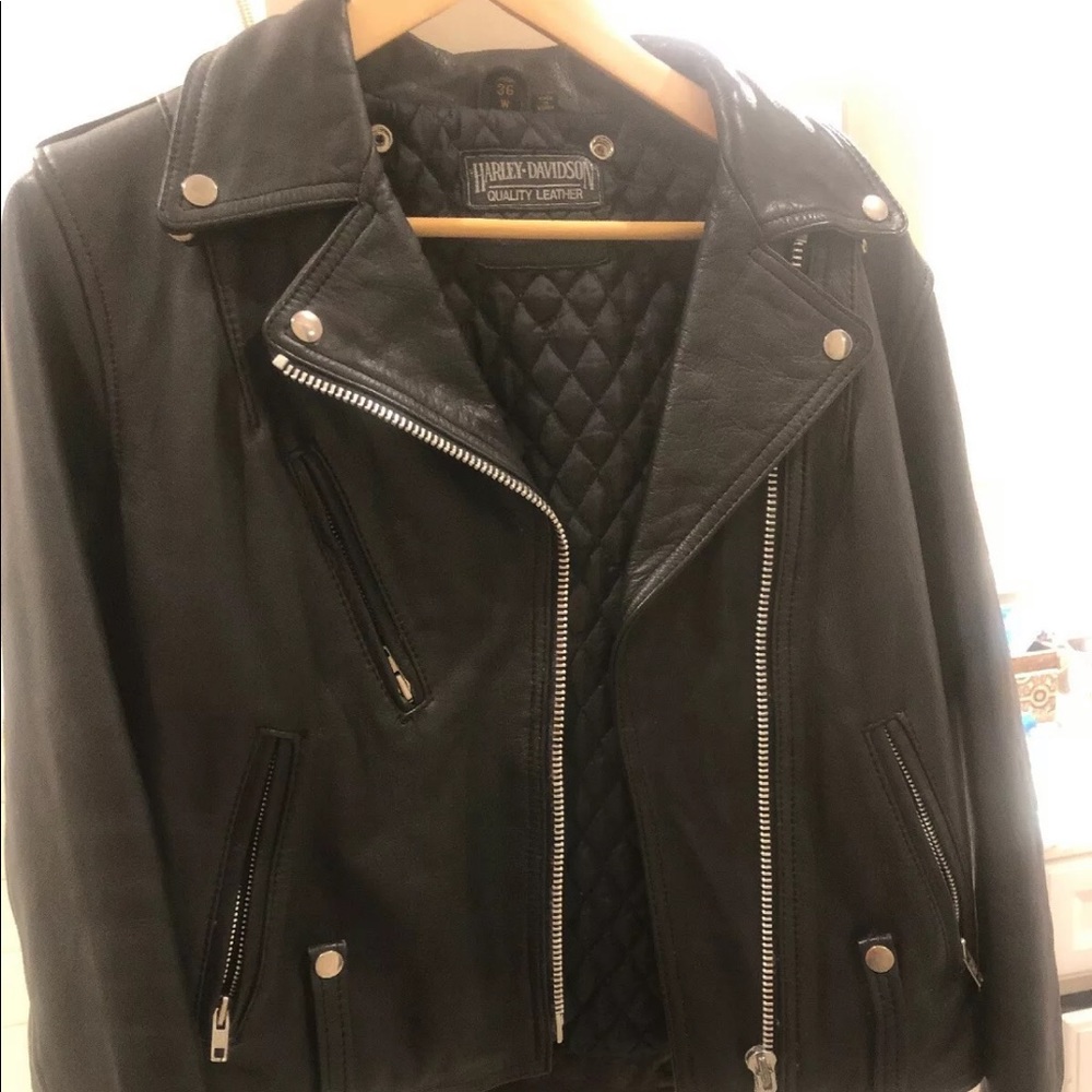 Harley Davidson motorcycle jacket women’s leather